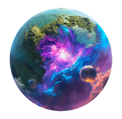 Colorful Earth Geomagnatism