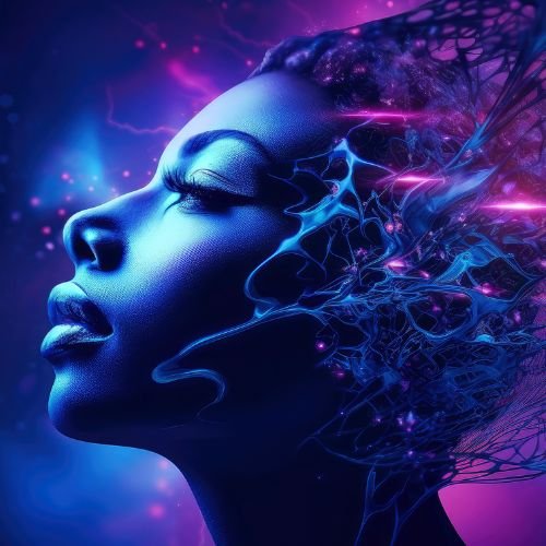 Girl Relaxing AI Image